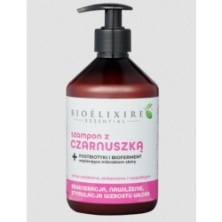 Bioelixire BIAŁE DH Czarnuszka szampon  (różowy)  500ml